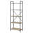 Antique Oak And Sandy Grey  Bookcase-592269109