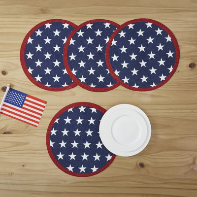 Avanti Liberty Set of 4 Round Placemats