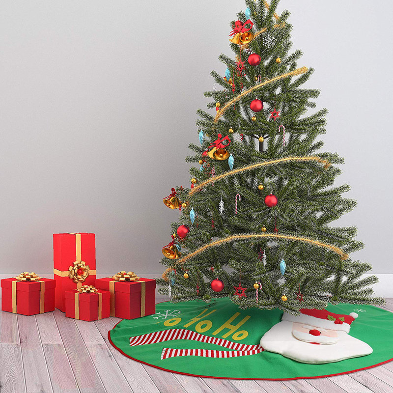Jupe d’arbre de noël pour père noël