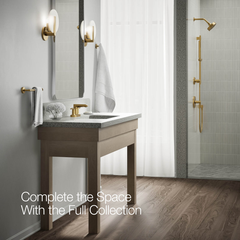 Hint Centerset Bathroom Sink Faucet 1.2 GPM, Brushed Brass