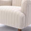 Chaise avec accoudoirs rayée