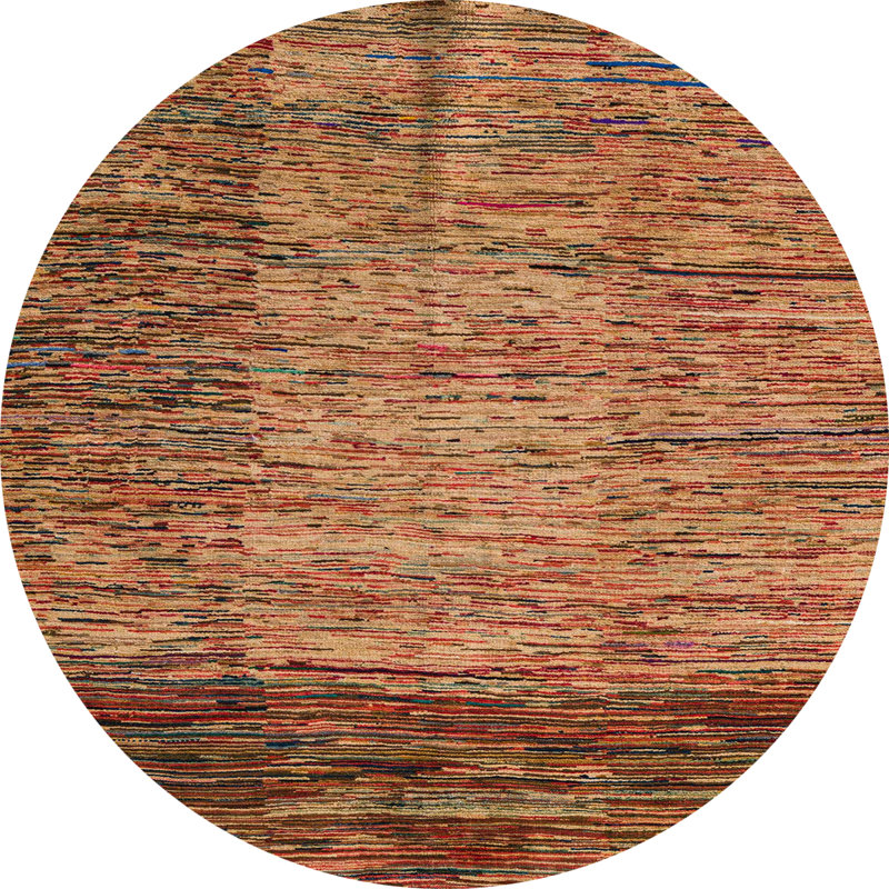 Tapis abstrait moderne 4966, Rond 4 pi