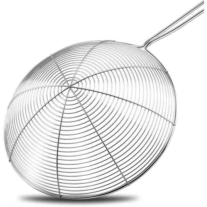 RJ Legend Stainless Steel Spider Strainer with Handle