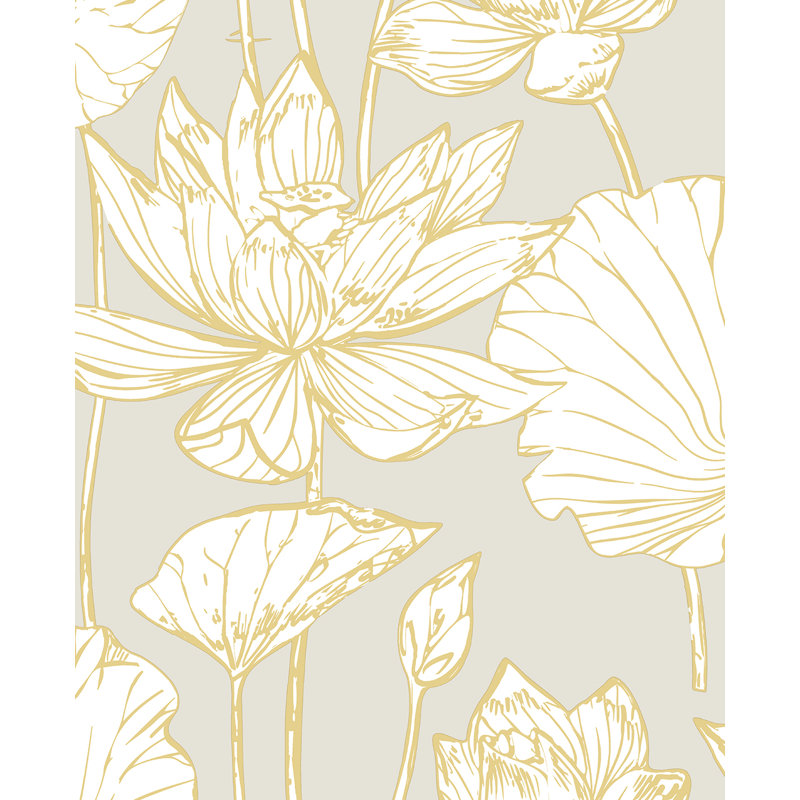 Romelio Pre-Pasted Floral Wallpaper Roll