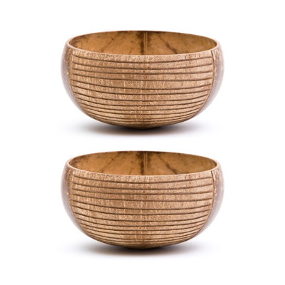 17 oz. Stripes Coconut Dessert Bowl