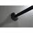 Matte Black Stainless Steel Shower Arm, Strong And , Simple Installation Cleanup Job Arm In Steel, Easy Maintenance Manner