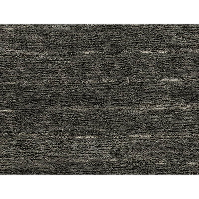 Hand Knotted Area Rug in Brown, Rectangle 6' x 9'
