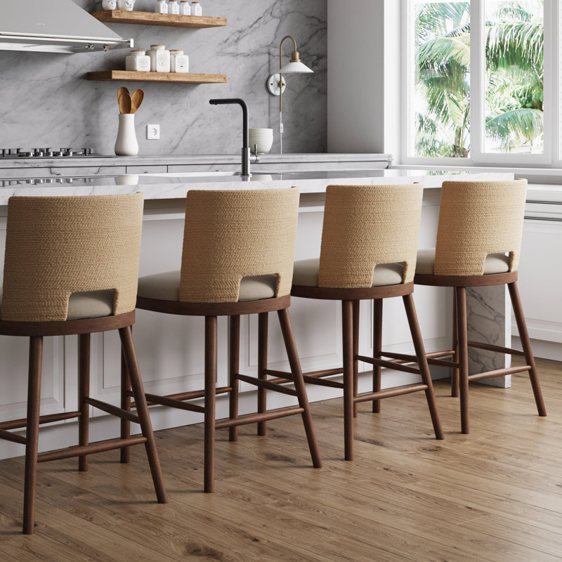 Tabouret de bar rembourré Bohemian, 4