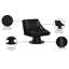 Fauteuil d'appoint pivotant en cuir Quinton-80623750-80623754