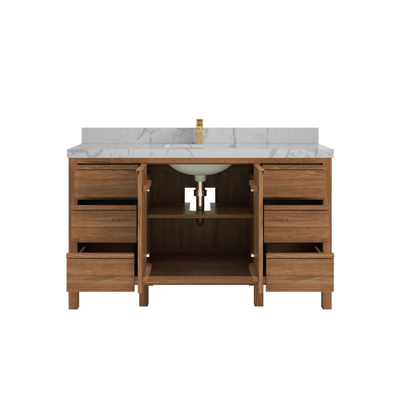 Teck Elizabeth 60 po X P 22 po De salle de bain , Venatino