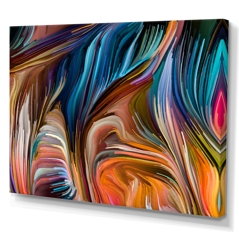 «Speaking of Liquid Art III», reproduction d'art sur toile encadrée, H 8 po x l 12 po x P 1 po, Toile tendue