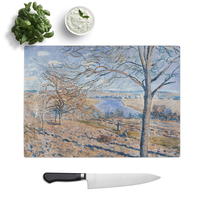 Autumn Effect by Alfred Sisley Chopping Board, 0.4cm H x 20cm W x 29cm L