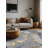 Machine Washable Gray Area Rug-1600566176