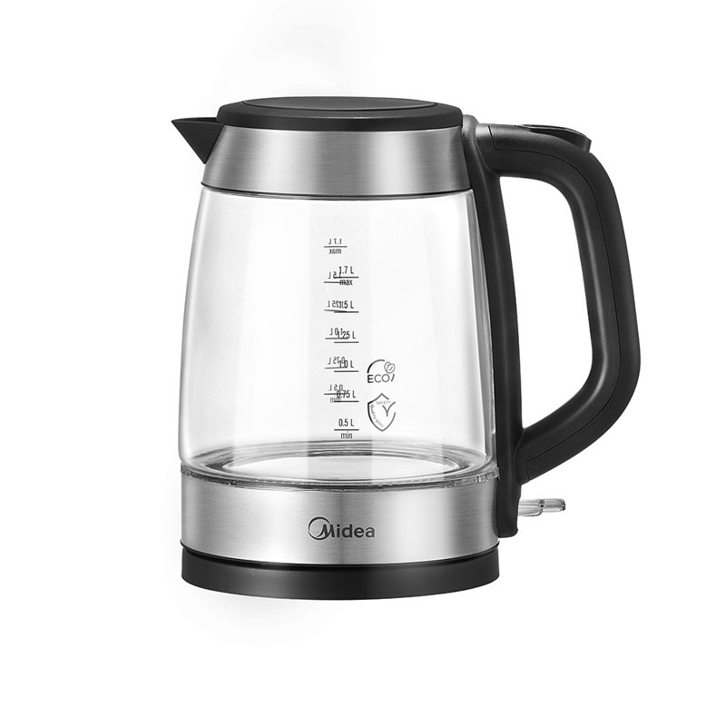 17 Stories 1.7L Glass + Plastic Electric Tea Kettle