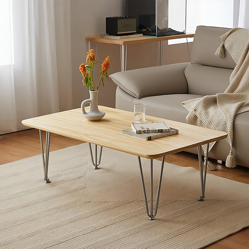 Table basse Burlywood, 16.54" H x 55.12" L x 23.62" W