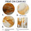 Or et beige, vague douce, peinture I - formes abstraites, art mural-749808225-749808239-749808237