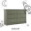 Commode double 6 tiroirs Crescent-110438765