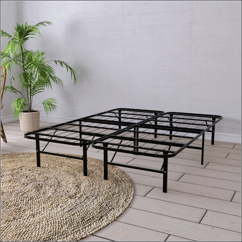 Steel Black Full Platform Bed, Full
