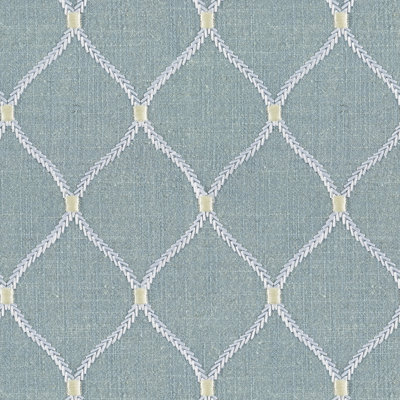 Botanica Jovial - 57" Emboidered Linen Blend Drapery Fabric by the Yard