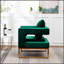 Fauteuil d'appoint rembourré Lenola, alliant confort, style et durabilité pour les intérieurs modernes-538350141
