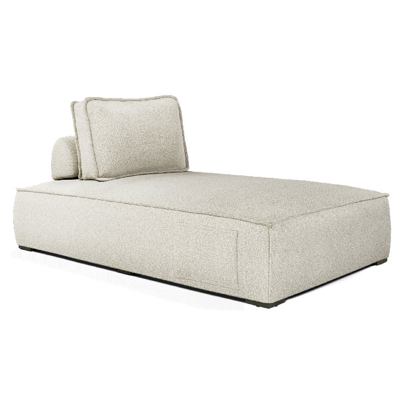 Chaise d'extérieur en grège texturé Mirri