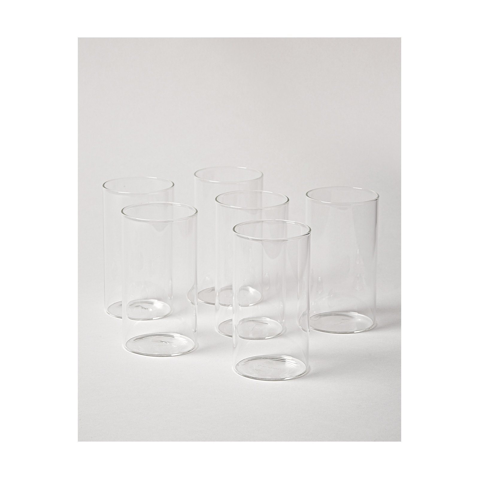 Silo Glassware - Set of 6, Water Glass 12 oz.