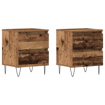 40cm W Solid Wood Bedside Table