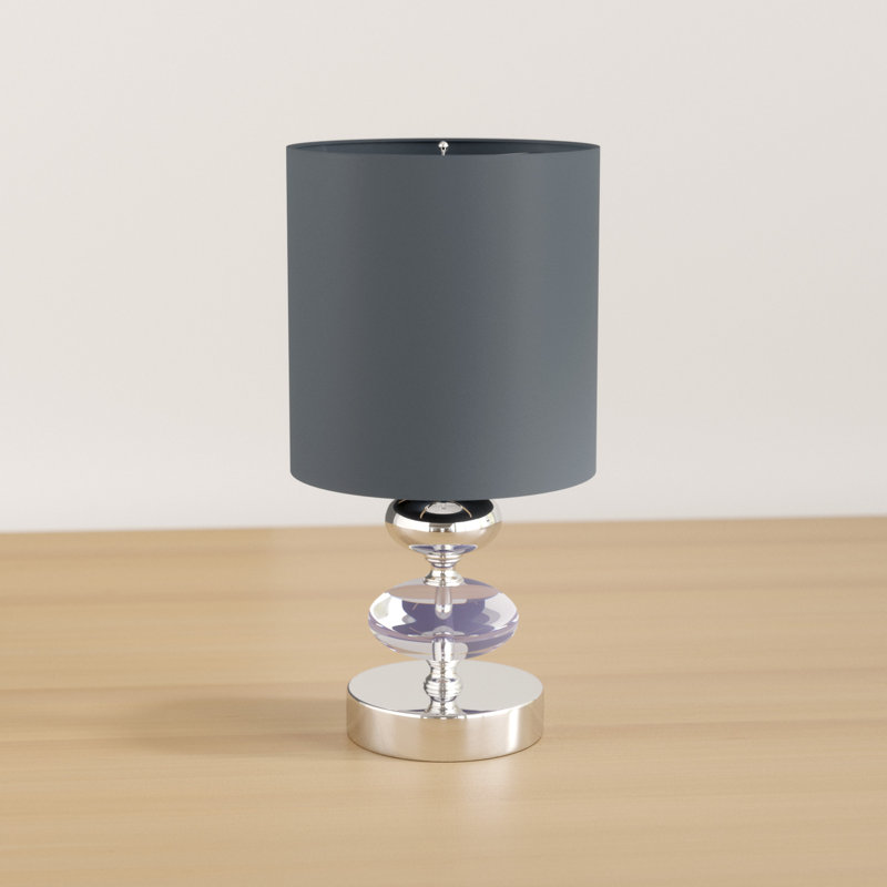 Loni Metal Table Lamp, Grey