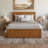 Madison Solid Wood Platform Bed with Matching Footboard and Trundle-96140437-96140438