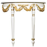 Louis XVI 35.5'' W Solid Wood Console Table