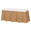 Repose-pieds en rotin avec coussin et banc d'appoint Scallop