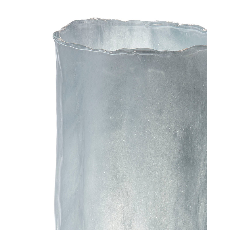 Sequoia Handmade Glass Table Vase, overall height- 20"