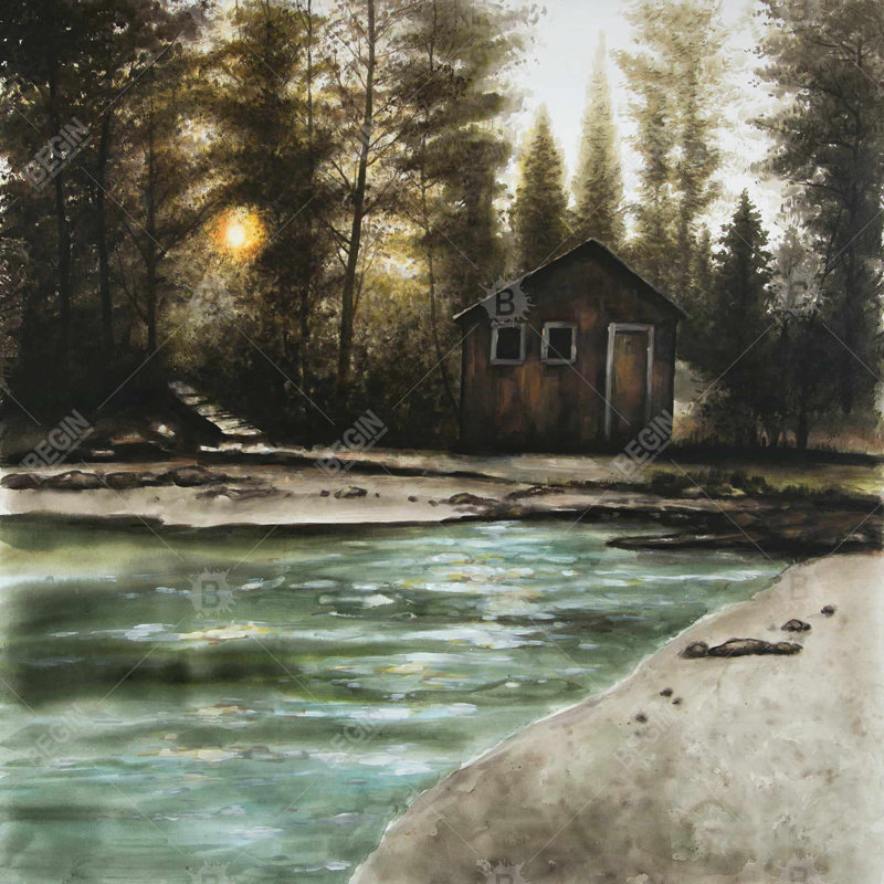 " Cabin In The Forest "