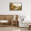  «Fall Scenic River Boat», art de la giclée encadrée par LSR Design Studio-2138607260-2138607261