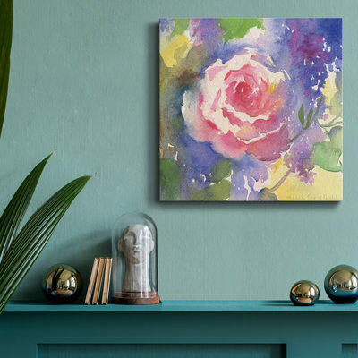 «Margot's Rose II», reproduction d'art sur toile tendue