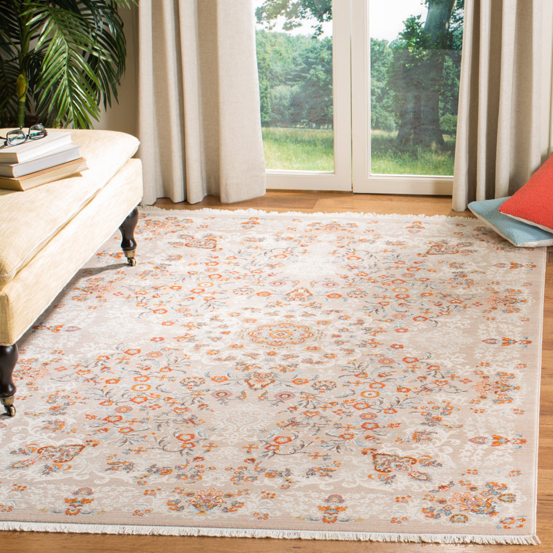 Meldrum Performance Floral Rug, Rectangle 6' x 9'