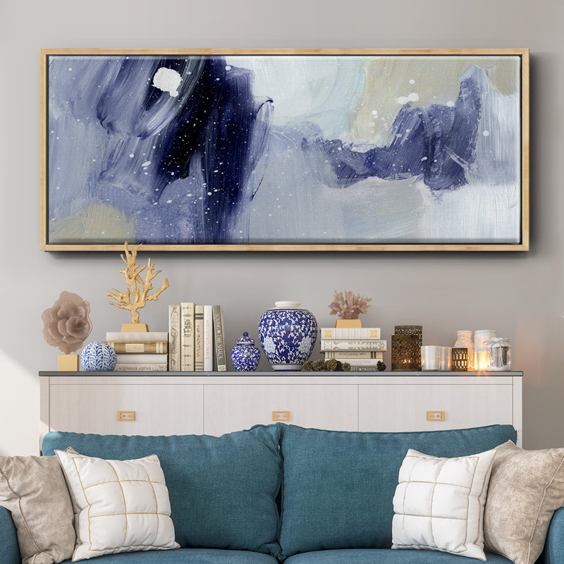 Sky Break I- Framed Canvas