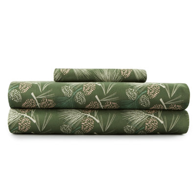 Micro Flannel® Printed Deep-Pocket Sheet Set