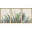 Minimal Botanical Green Tropical Jungle Banana Leaf Collage Floral Botanical Framed On Canvas 3 Pieces Print Wall Art-87392618-87392619-119395231