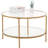 VINGLI Double Coffee Table Round Glass 78*78*49Cm-2039933334