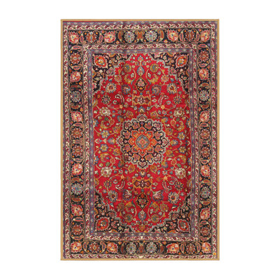 Tapis oriental orange