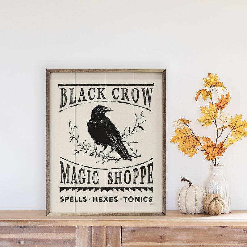 " Haunted Crow ", 20" H x 16" W