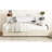 Beige Twin Bed With Upholstered Platform And Built-In Cabinet - Velvet, Stylish Size Storage In Velvet Upholstery, Comfortable , Spacious Drawers For Bedding Clothing,-1043421102