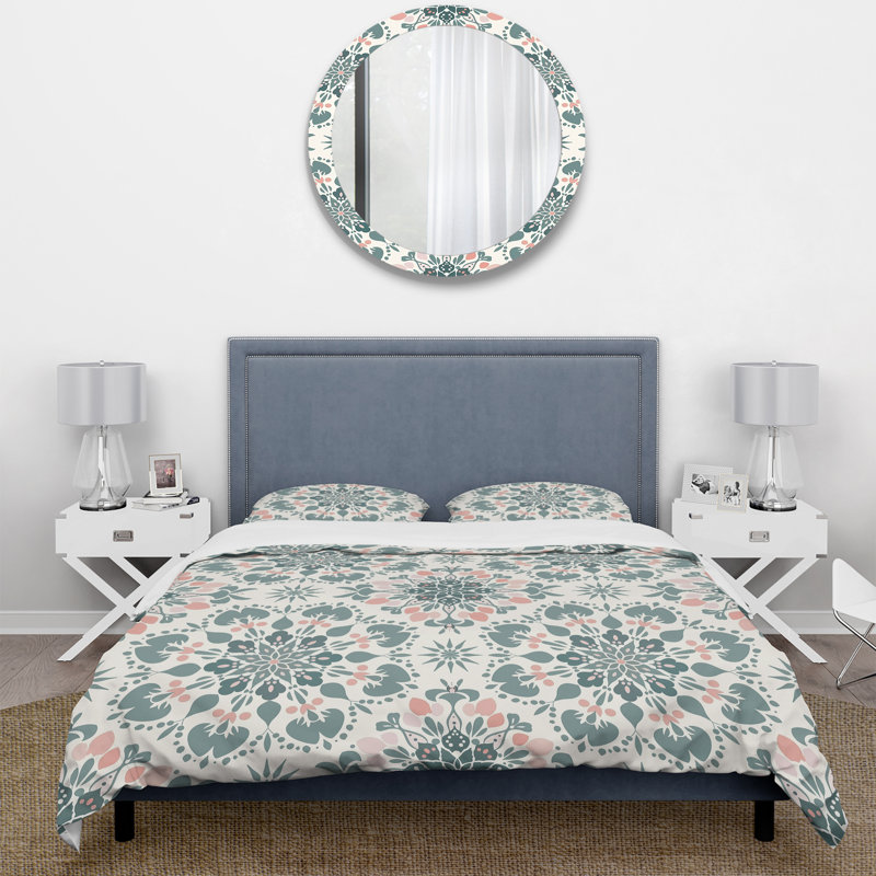 Ensemble de housse de couette Boho, Housse de couette très grand + 2 taies décorativ