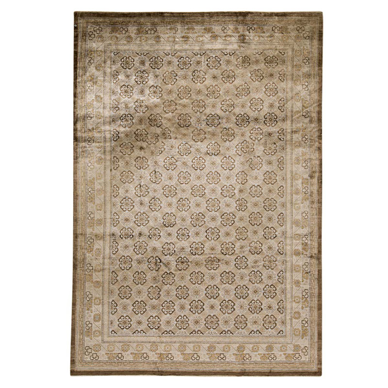 Oriental Area Rug in Brown