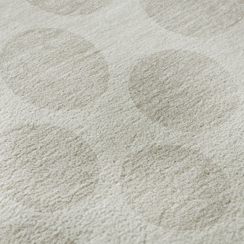 Premium Machine Washable Prisco Ivory Rug, Rectangle 10' x 14'