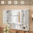 35"x 28" Wall Mounted Bathroom Storage Cabinet-781624019