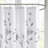 Floral Printed Burnout Shower Curtain