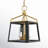 4 - Light Dimmable Lantern Geometric Chandelier-65237600-65237603