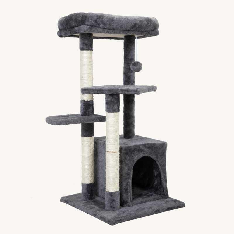 Williamstown 33.1'' H Cat Tree, Dark Gray